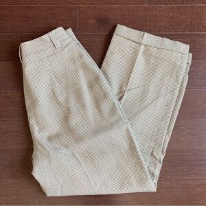 Vintage Ann Taylor Cream Herringbone Pants